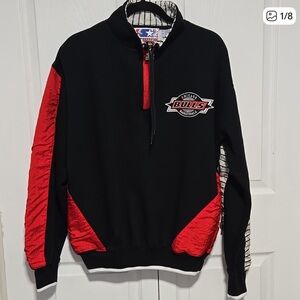 Chicago Bulls Vintage Starter Brand 1/2 Zip Sweatshirt Size Medium